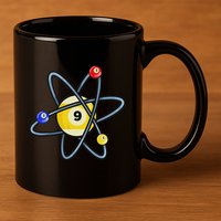 Billiard Pool Player 9 Ball 11oz C Handle Ceramic Mug