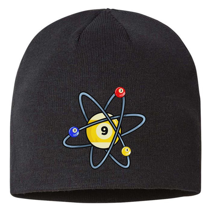 Billiard Pool Player 9 Ball Sustainable Beanie