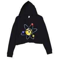 Billiard Pool Player 9 Ball Crop Fleece Hoodie