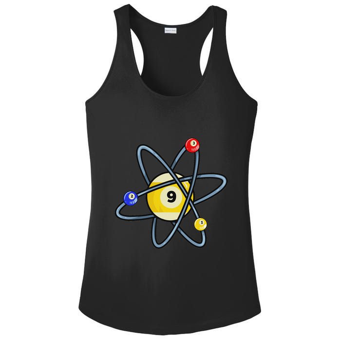 Billiard Pool Player 9 Ball Ladies PosiCharge Competitor Racerback Tank