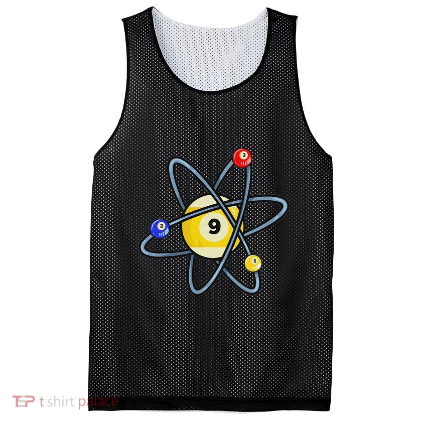 Billiard Pool Player 9 Ball Mesh Reversible Basketball Jersey Tank