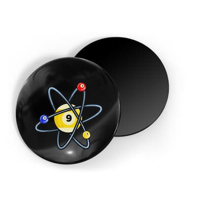 Billiard Pool Player 9 Ball Magnet