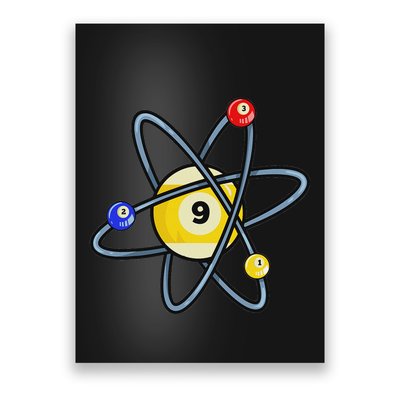 Billiard Pool Player 9 Ball Poster