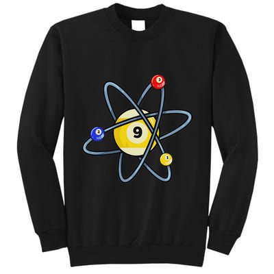 Billiard Pool Player 9 Ball Tall Sweatshirt