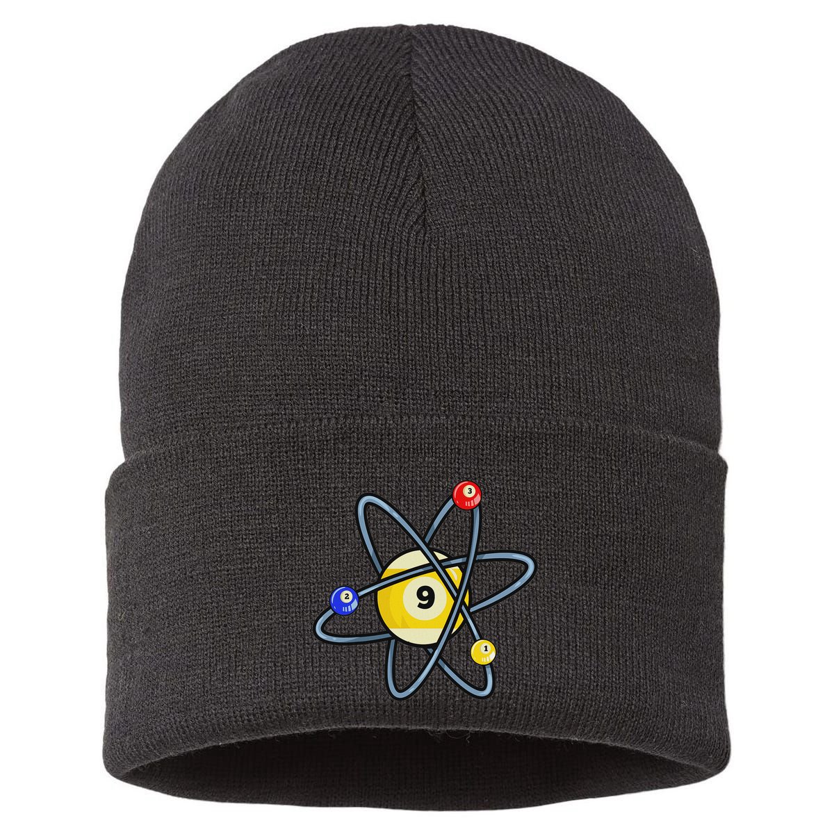Billiard Pool Player 9 Ball Sustainable Knit Beanie