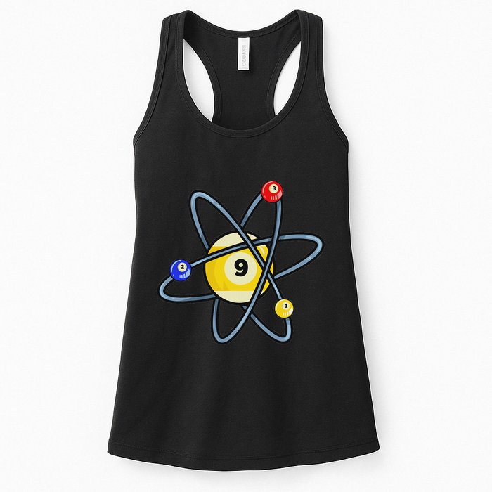 Billiard Pool Player 9 Ball Womens Tank Top