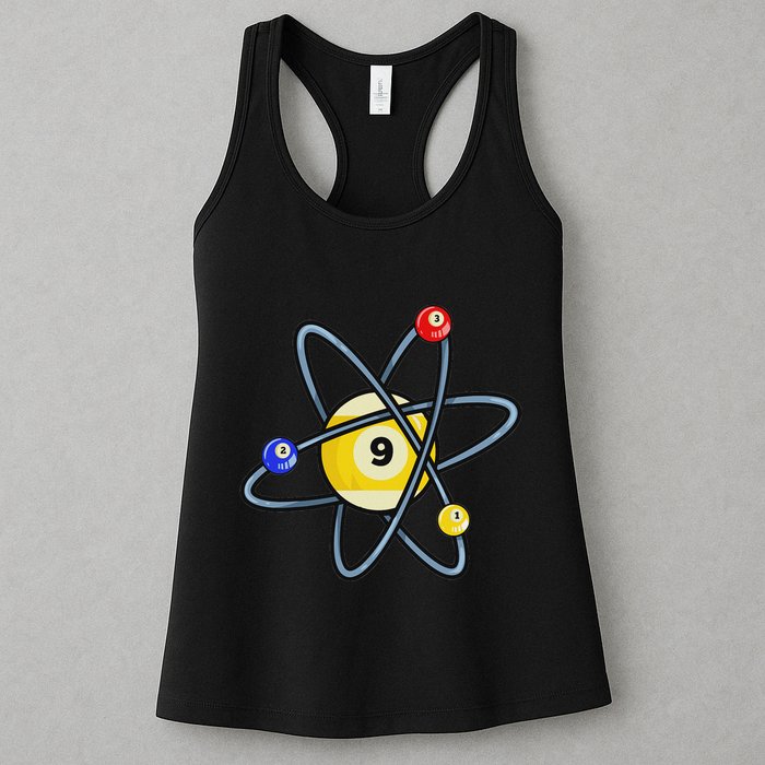 Billiard Pool Player 9 Ball Womens Tank Top