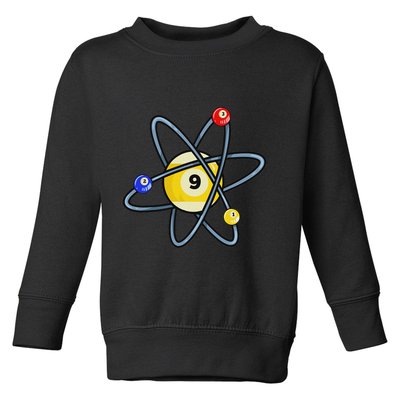 Billiard Pool Player 9 Ball Toddler Sweatshirt