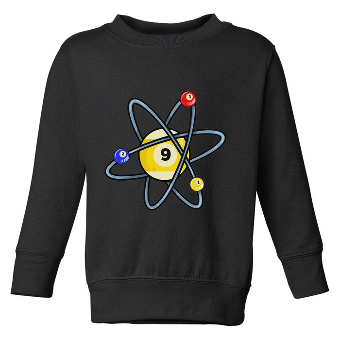 Billiard Pool Player 9 Ball Toddler Sweatshirt