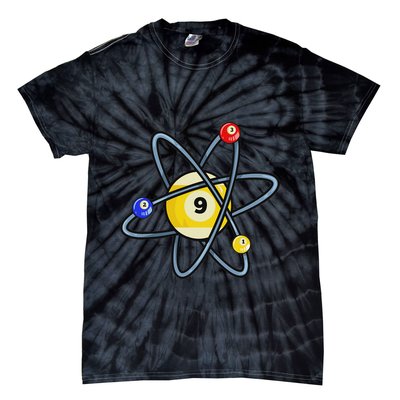 Billiard Pool Player 9 Ball Tie-Dye T-Shirt