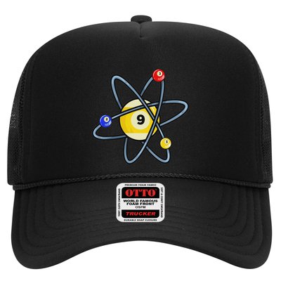 Billiard Pool Player 9 Ball Trucker Hat