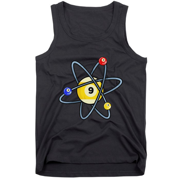 Billiard Pool Player 9 Ball Tank Top