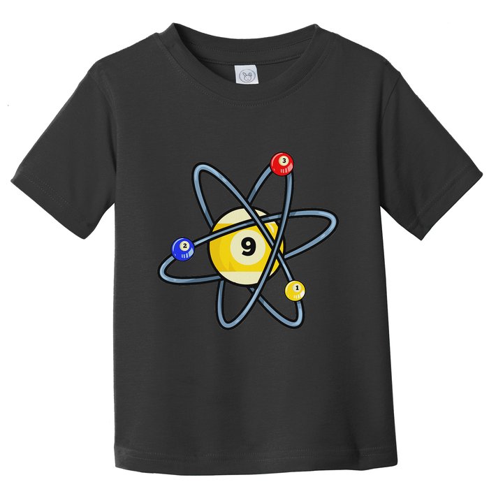 Billiard Pool Player 9 Ball Toddler T-Shirt