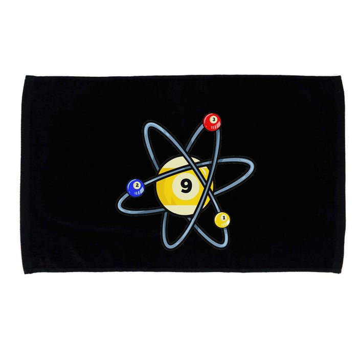 Billiard Pool Player 9 Ball Microfiber Hand Towel