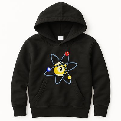 Billiard Pool Player 9 Ball Kids Hoodie