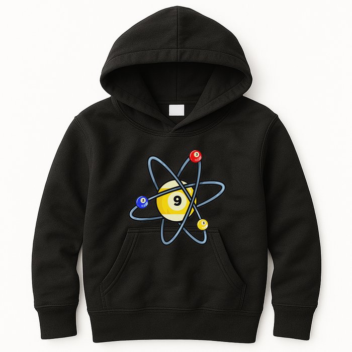 Billiard Pool Player 9 Ball Kids Hoodie