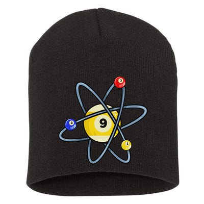 Billiard Pool Player 9 Ball Short Acrylic Beanie