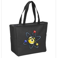 Billiard Pool Player 9 Ball Zip Tote Bag