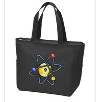 Billiard Pool Player 9 Ball Zip Tote Bag
