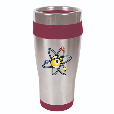Billiard Pool Player 9 Ball 16oz Travel Tumbler