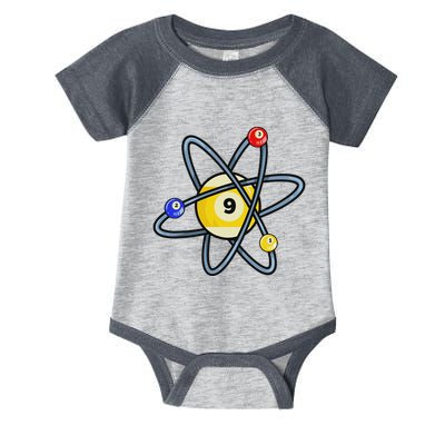 Billiard Pool Player 9 Ball Infant Baby Jersey Bodysuit