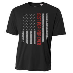 Best Pop Pop Ever American Flag Cooling Performance Crew T-Shirt