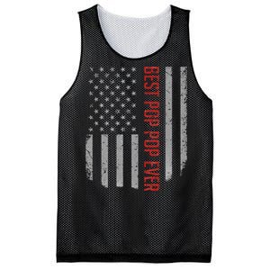 Best Pop Pop Ever American Flag Mesh Reversible Basketball Jersey Tank