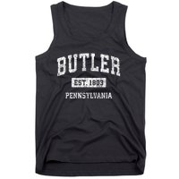 Butler Pennsylvania Pa Vintage Sports Established Tank Top