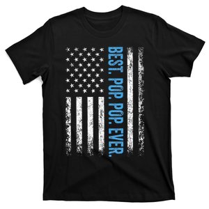 Best Pop Pop Ever American Flag Fathers Day T-Shirt