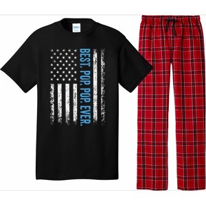 Best Pop Pop Ever American Flag Fathers Day Pajama Set