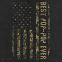 Best Pop Pop Ever Camouflage American Flag FatherS Day Cool Comfort Performance Bucket Hat