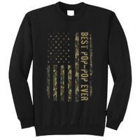 Best Pop Pop Ever Camouflage American Flag FatherS Day Sweatshirt