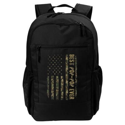 Best Pop Pop Ever Camouflage American Flag FatherS Day Backpack