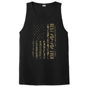 Best Pop Pop Ever Camouflage American Flag FatherS Day PosiCharge Competitor Tank