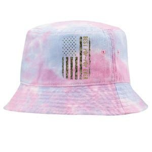 Best Pop Pop Ever Camouflage American Flag FatherS Day Tie-Dyed Bucket Hat