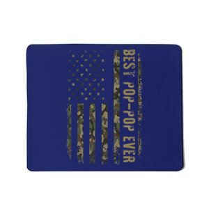 Best Pop Pop Ever Camouflage American Flag FatherS Day Mousepad