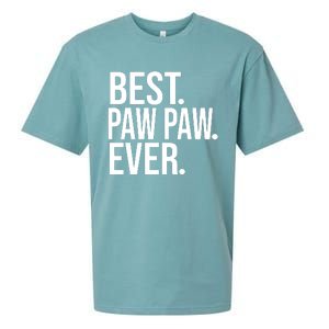 Best Paw Paw Ever Trending Fathers Day Birthday Christmas Grandpa Gift Birthday Sueded Cloud Jersey T-Shirt