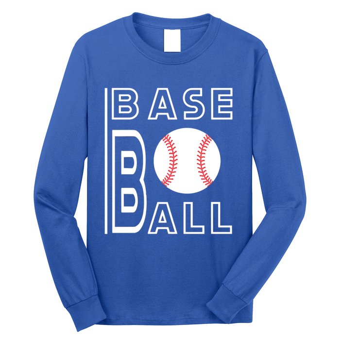 Baseball Player Practice Game Gift Idea Sports Fan Funny Gift Long Sleeve Shirt