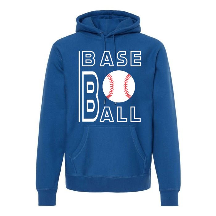 Baseball Player Practice Game Gift Idea Sports Fan Funny Gift Premium Hoodie