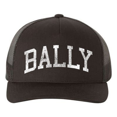 Bally Pennsylvania Pa Vintage Athletic Sports Design Yupoong Adult 5-Panel Trucker Hat