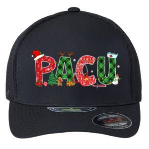 Buffalo Plaid Pacu Nurse Christmas Tree Santa Xmas Pajama Gift Flexfit Unipanel Trucker Cap