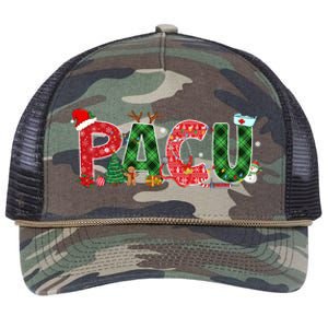 Buffalo Plaid Pacu Nurse Christmas Tree Santa Xmas Pajama Gift Retro Rope Trucker Hat Cap