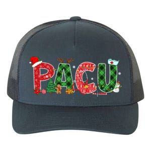 Buffalo Plaid Pacu Nurse Christmas Tree Santa Xmas Pajama Gift Yupoong Adult 5-Panel Trucker Hat