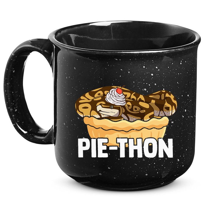 Ball Python Pie Thon Snake Pet Owner Animal Ball Python 15oz Campfire Ceramic Mug