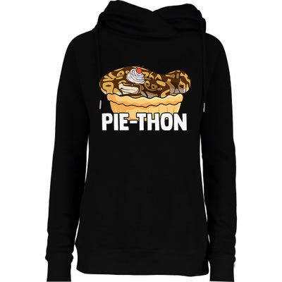 Ball Python Pie Thon Snake Pet Owner Animal Ball Python Womens Funnel Neck Pullover Hood