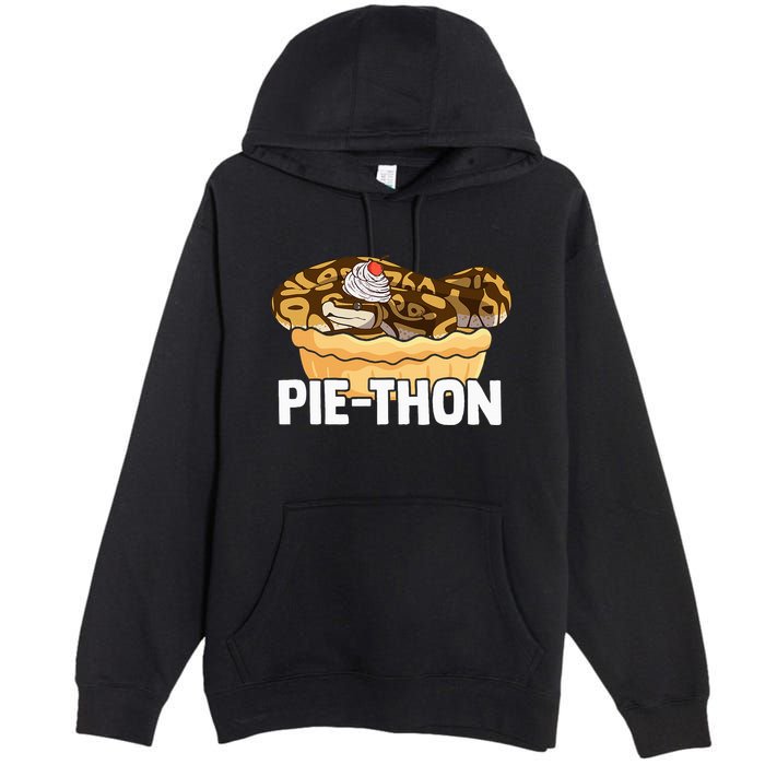 Ball Python Pie Thon Snake Pet Owner Animal Ball Python Premium Pullover Hoodie