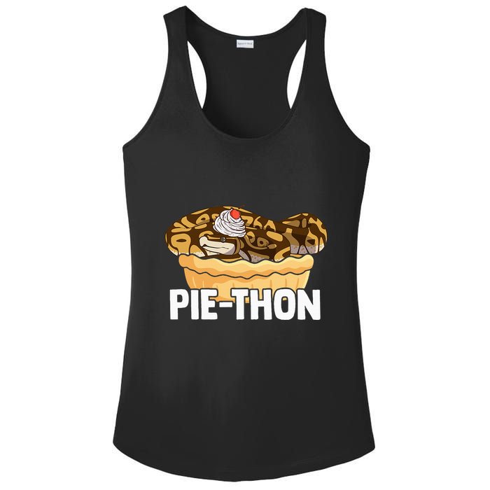 Ball Python Pie Thon Snake Pet Owner Animal Ball Python Ladies PosiCharge Competitor Racerback Tank