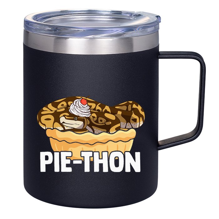 Ball Python Pie Thon Snake Pet Owner Animal Ball Python 12oz Stainless Steel Coffee Mug