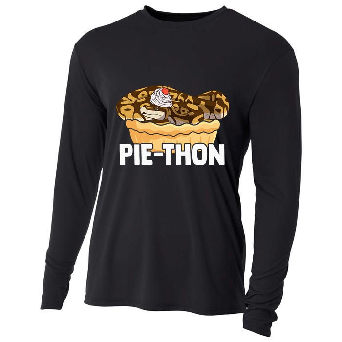 Ball Python Pie Thon Snake Pet Owner Animal Ball Python Cooling Performance Long Sleeve Crew