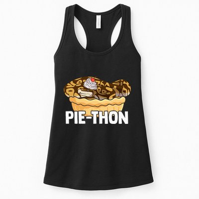 Ball Python Pie Thon Snake Pet Owner Animal Ball Python Women's Racerback Tank